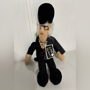 Vintage 1980s Carousel Mr. Scrooge Doll Original Tags Little Dickens Plush